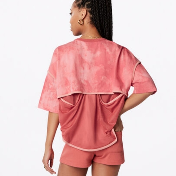 Converse Women's Oversized Tee Shirt short Sleeve - Picture 4 of 8